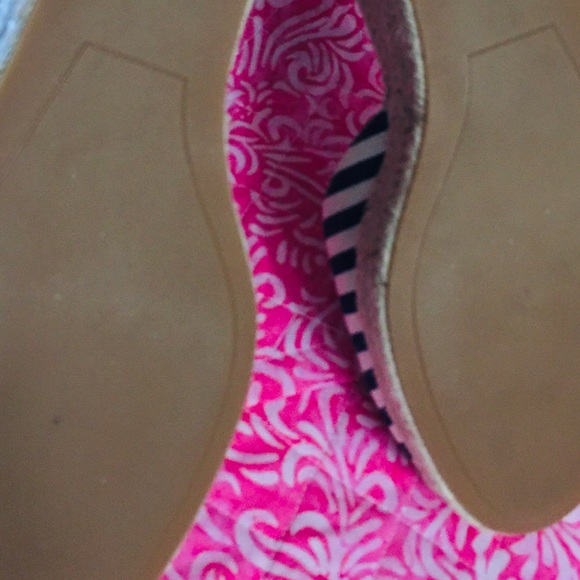 NEW J. JILL Wedge-Heel Espadrilles Cecile (Navy Blue and Cream) New. Never Worn. - Picture 10 of 11